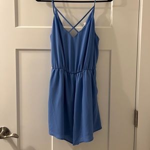 Lush Blue Romper